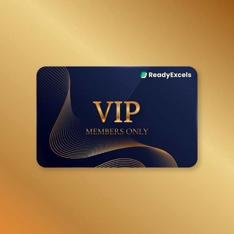 ReadyExcels Pro Membership
