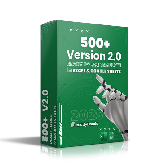 Access to 500+ Ready to Use Excel Templates V2.0