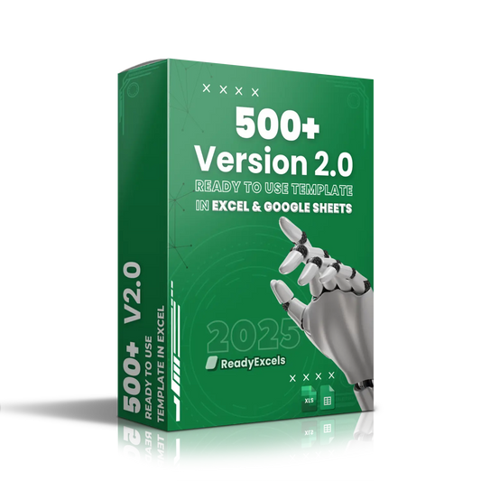 Access to 500+ Ready-to-Use Templates for Excel V2.0